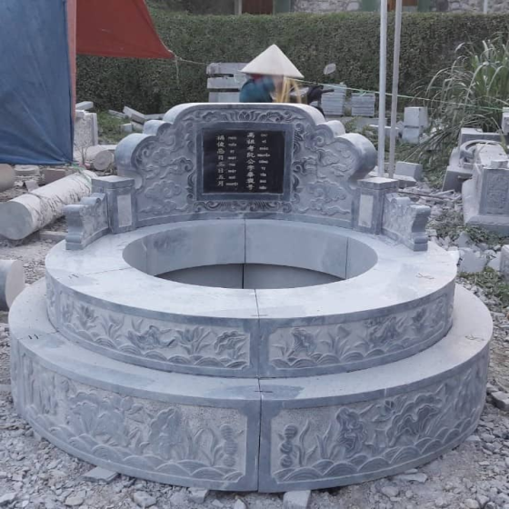 Thiết Kế Bia Mộ Người Hoa 