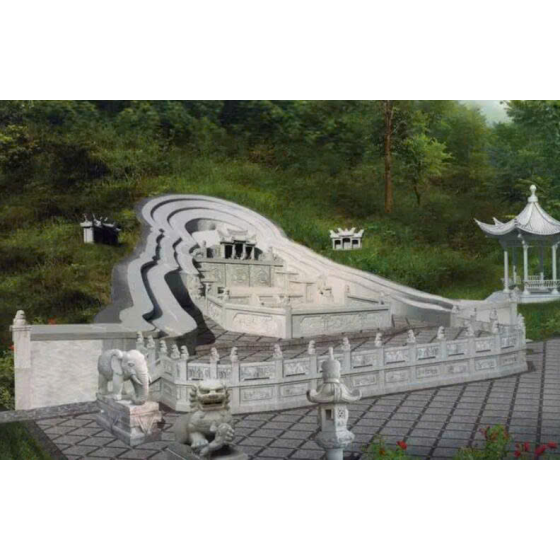 Bia mộ người Hoa đẹp