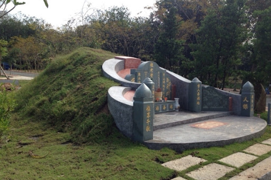 Thiết Kế Bia Mộ Người Hoa 