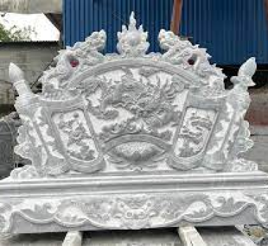 Cuốn thư đá chấn phong thủy đẹp